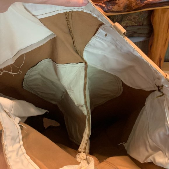 MENS - sz 36x29 VINTAGE 1950/1960s Field and Fireside brush canvas hunting pants - Picture 15 of 16